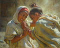 Nasreddine Dinet The Dispute 1904 Fine Art Print