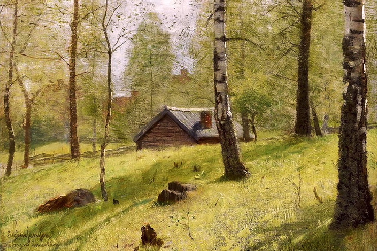 Eugène Jansson Paysage 1900 Fine Art Print