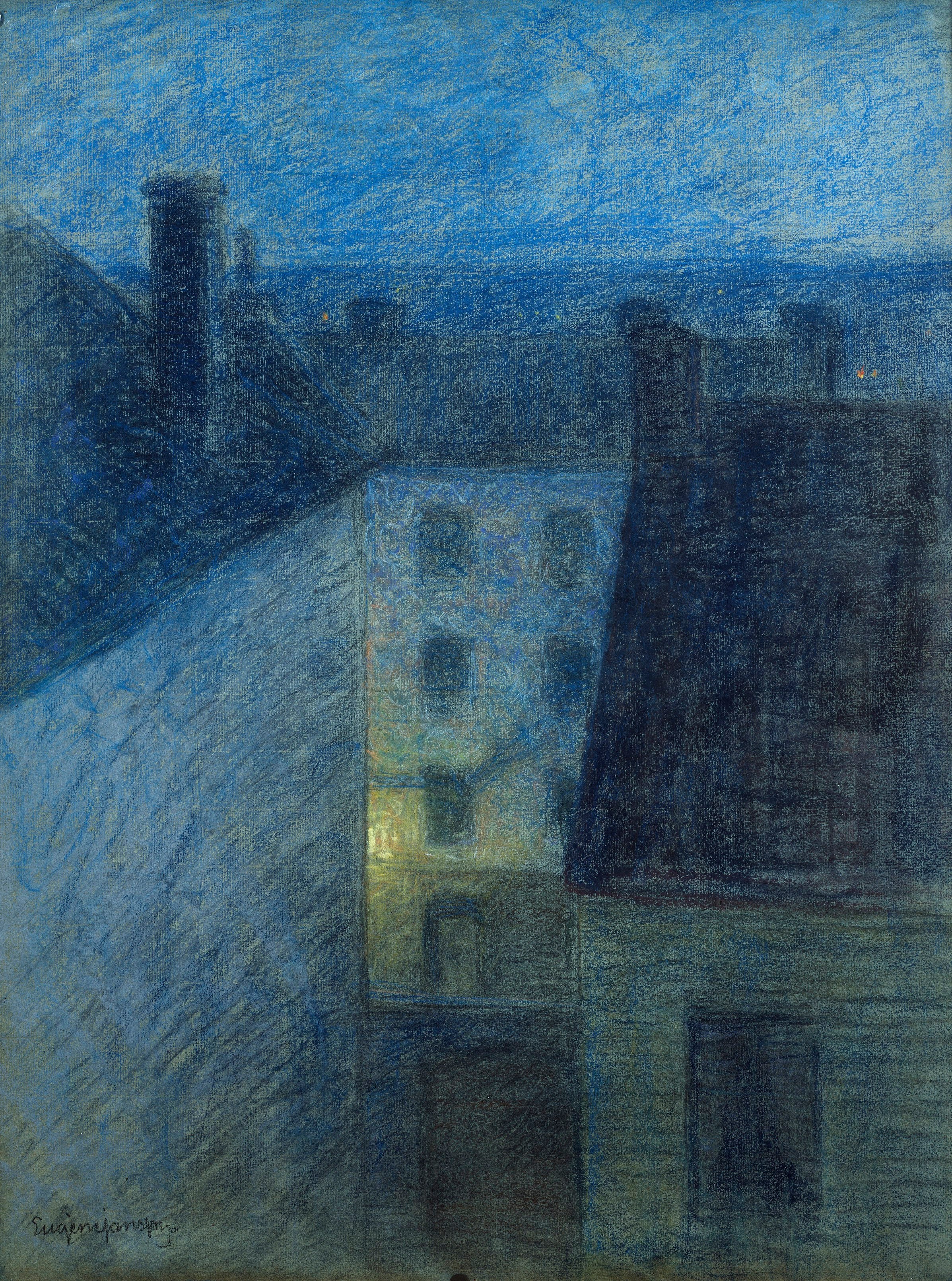 Eugène Jansson Dusk 1895 Fine Art Print