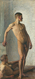 Eugène Jansson Nu Debout Et Nu Alangui 1907 Fine Art Print