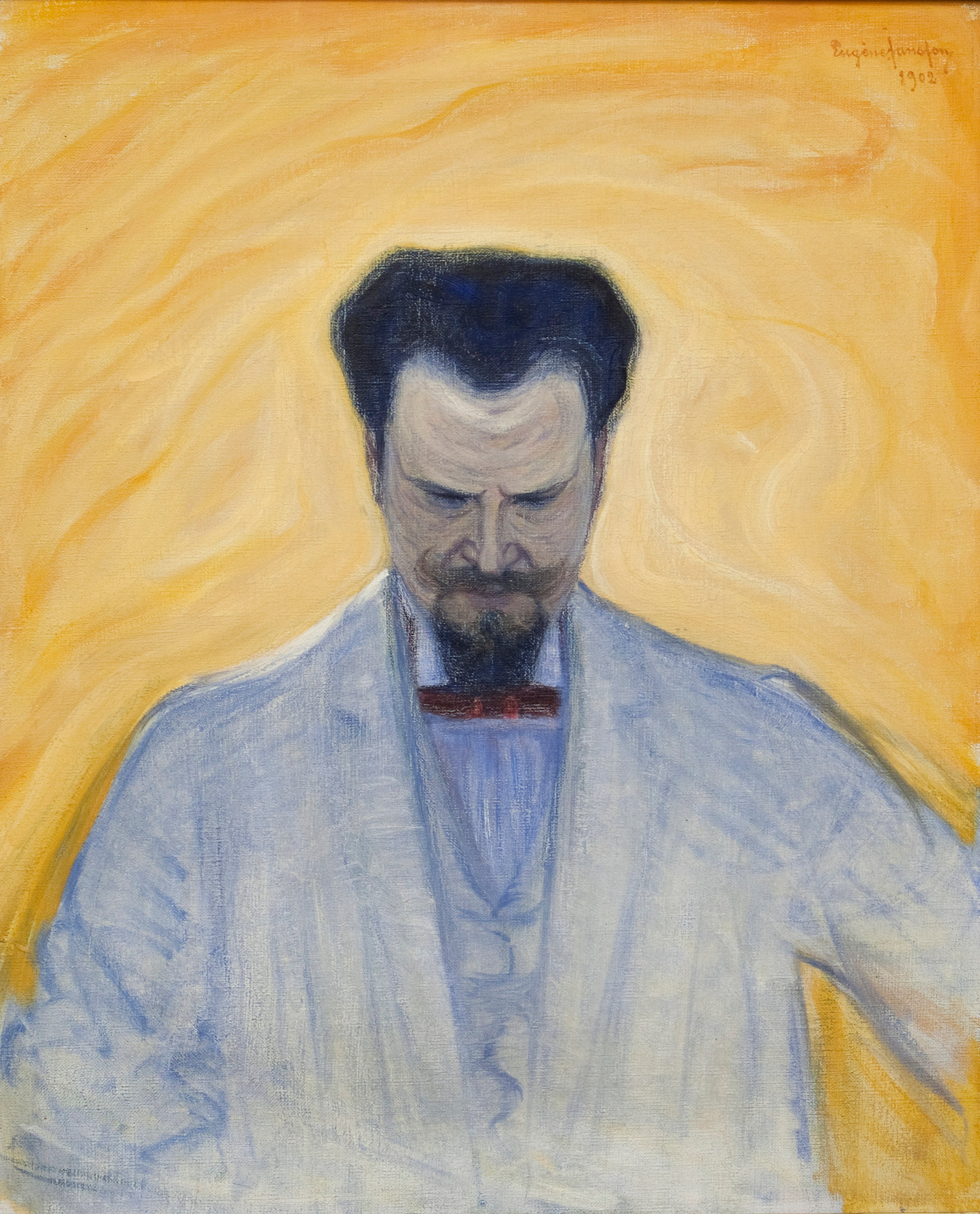 Eugène Jansson Porträtt Av Ernest Thiel 1902 Fine Art Print