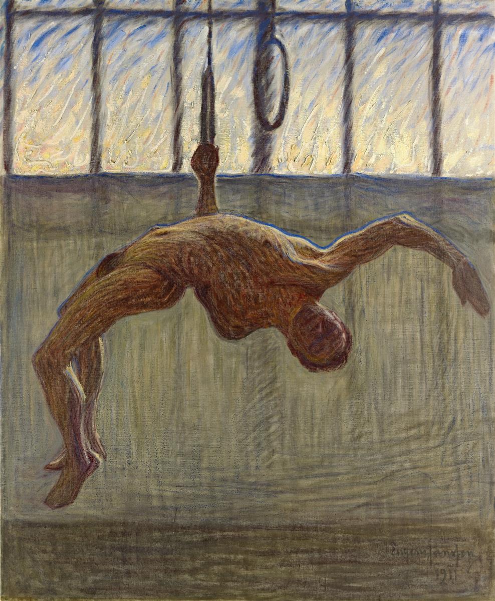 Eugène Jansson Ring Gymnast I 1911 Fine Art Print