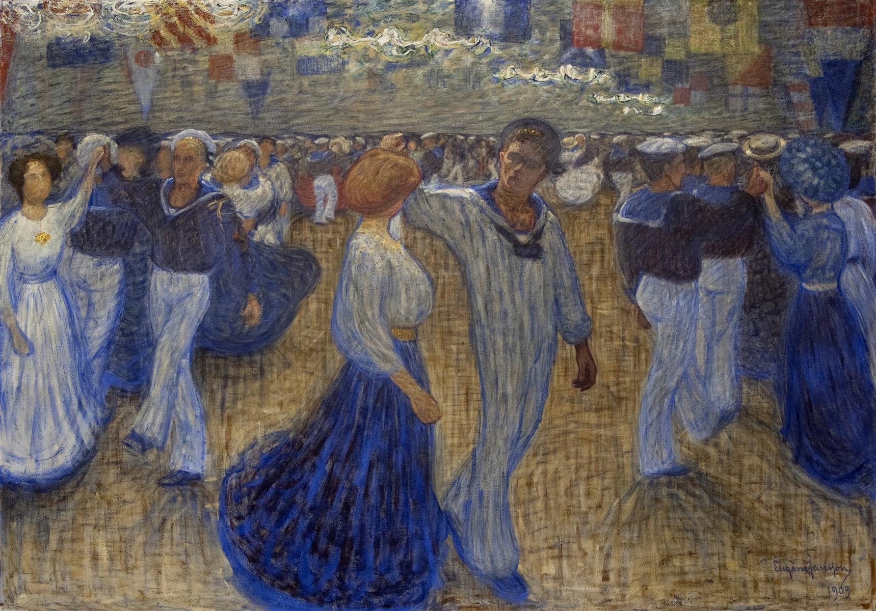 Eugène Jansson Matrosbal 1909 Fine Art Print