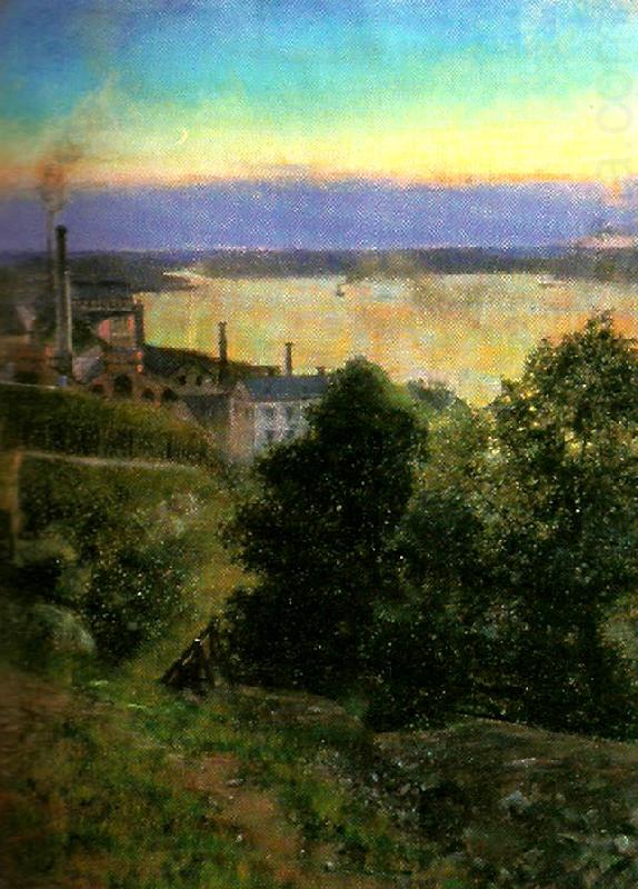 Eugène Jansson Summerevening 1891 Fine Art Print