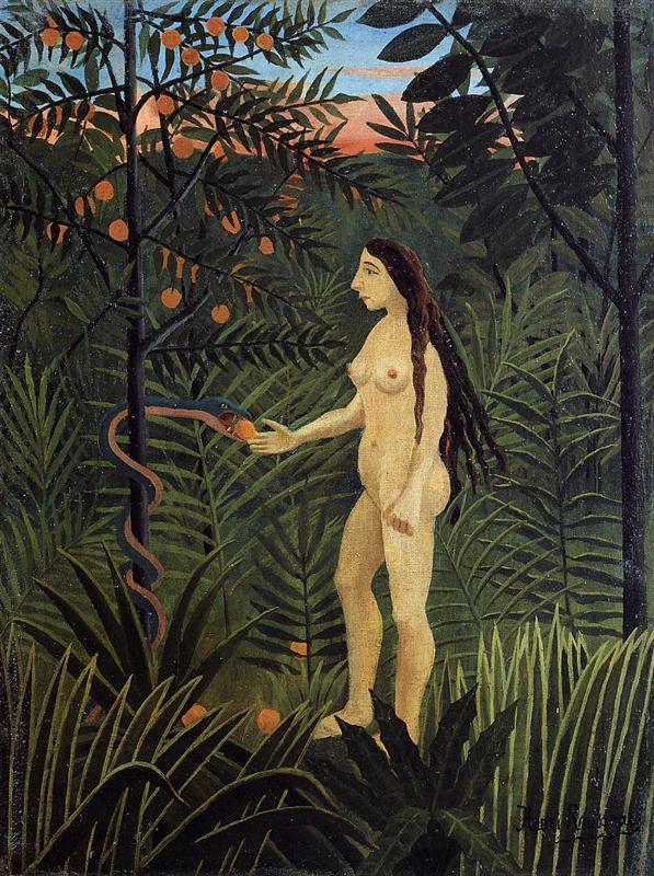 Henri Rousseau Eve 1906-1907 Fine Art Print