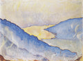 Ferdinand Hodler Evening mist on Lake Thun 1908 Fine Art Print