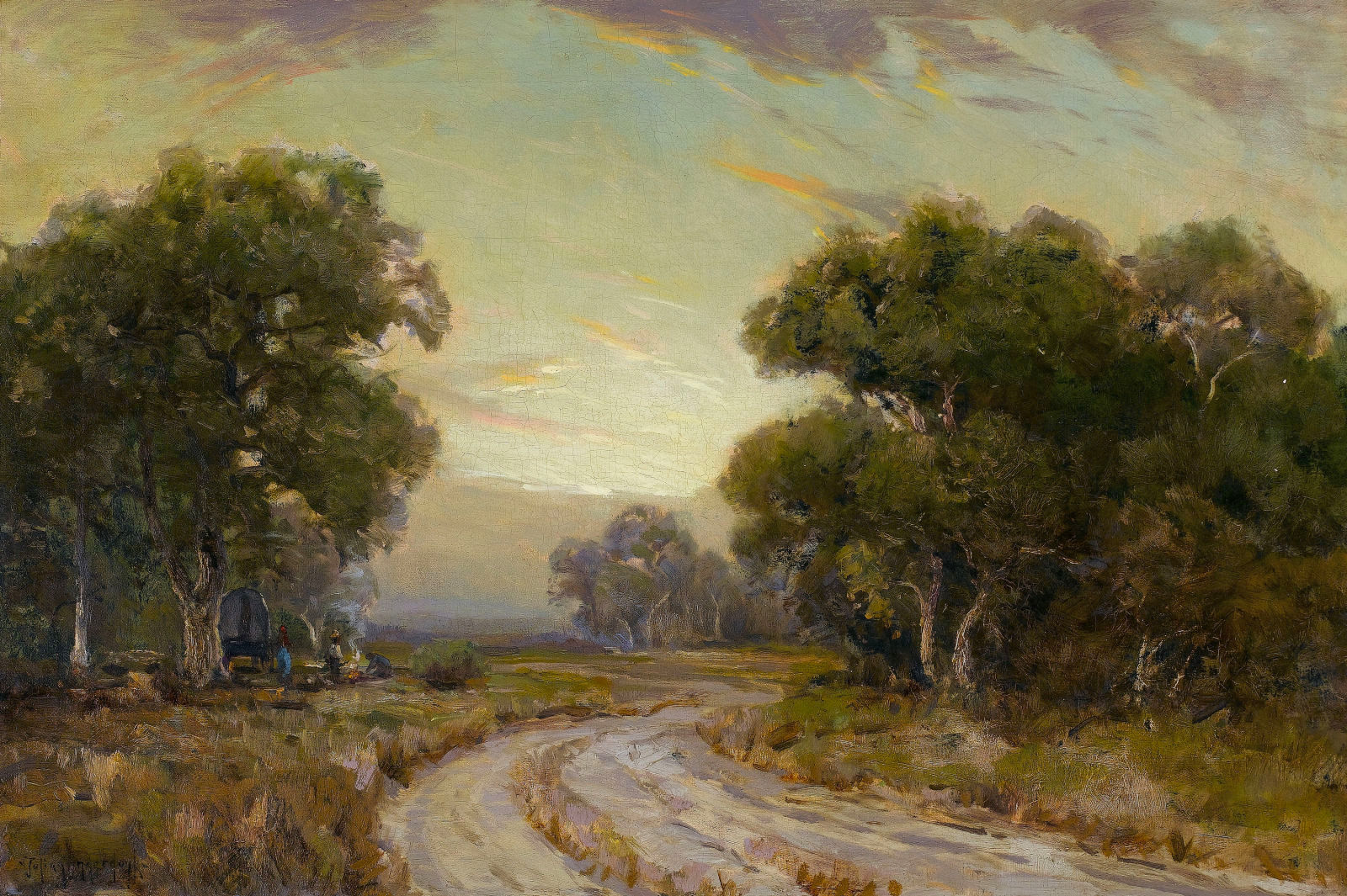 Robert Julian Onderdonk Evening Near Jackson, Southwest Texas 1922 Fine Art Print