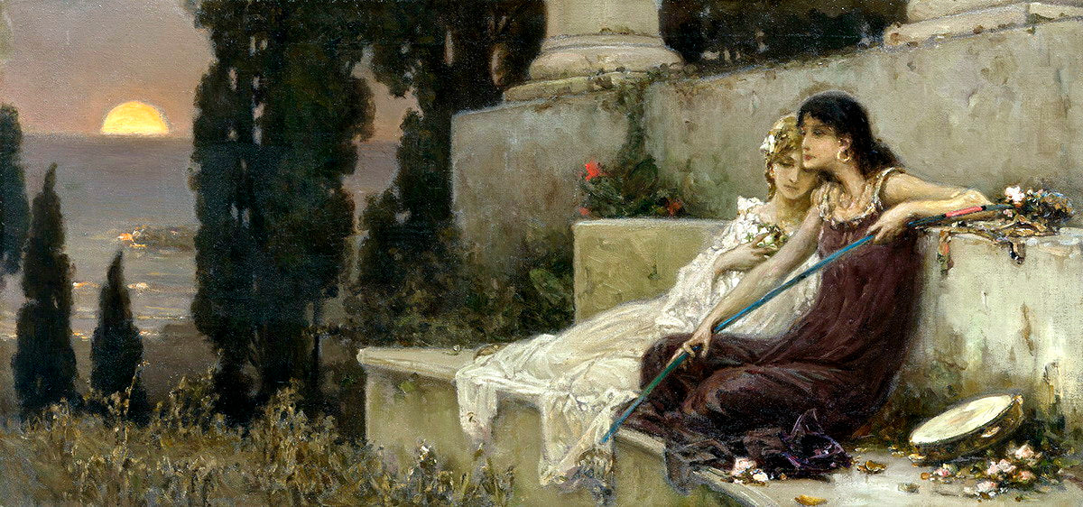 Wilhelm Kotarbinski Evening Silence 1900 Fine Art Print