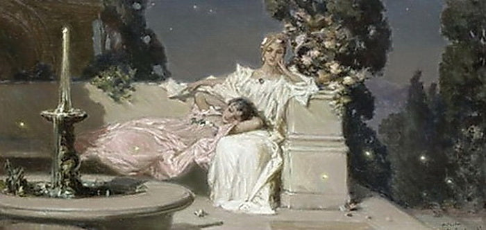Wilhelm Kotarbinski Evening 1900 Fine Art Print