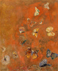 Odilon Redon Evocation of Butterflies 1910-1912 Fine Art Print