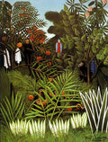 Henri Rousseau Exotic Landscape 1908 Fine Art Print
