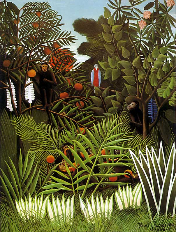 Henri Rousseau Exotic Landscape 1908 Fine Art Print