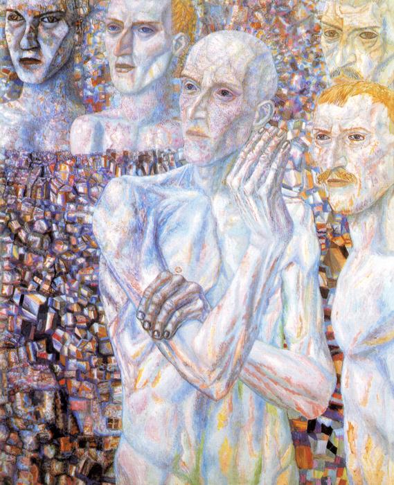Pavel Filonov Faces 1940 Fine Art Print