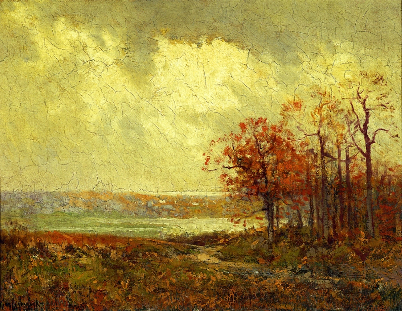 Robert Julian Onderdonk Fall Landscape 1920 Fine Art Print