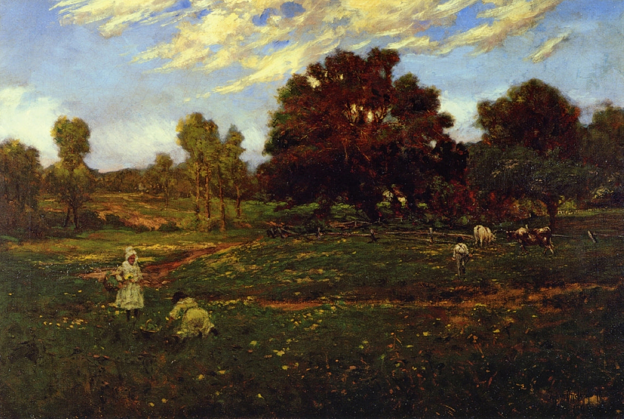 Robert Julian Onderdonk Fall Scene near Sisterdale 1909 Fine Art Print