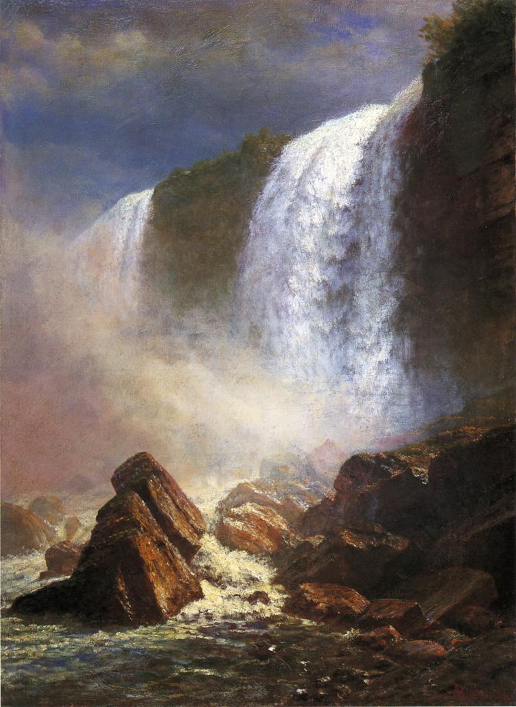 Albert Bierstadt Falls of Niagara from Below 1850 Fine Art Print