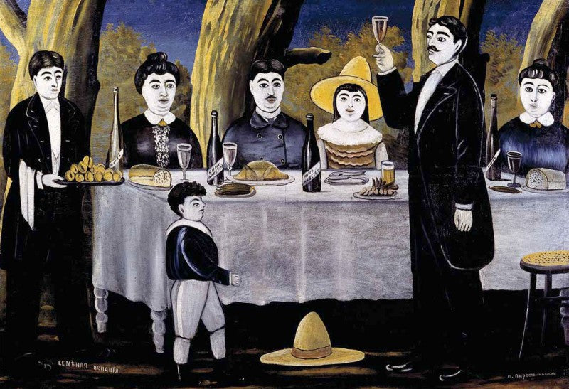 Niko Pirosmani Family Feast 1907 Fine Art Print