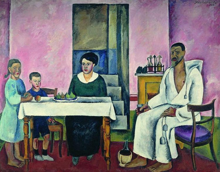 Pyotr Konchalovsky Family Portrait (Siena) 1912 Fine Art Print