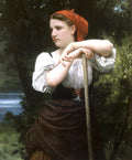 William-Adolphe Bouguereau Faneuse 1869 Fine Art Print