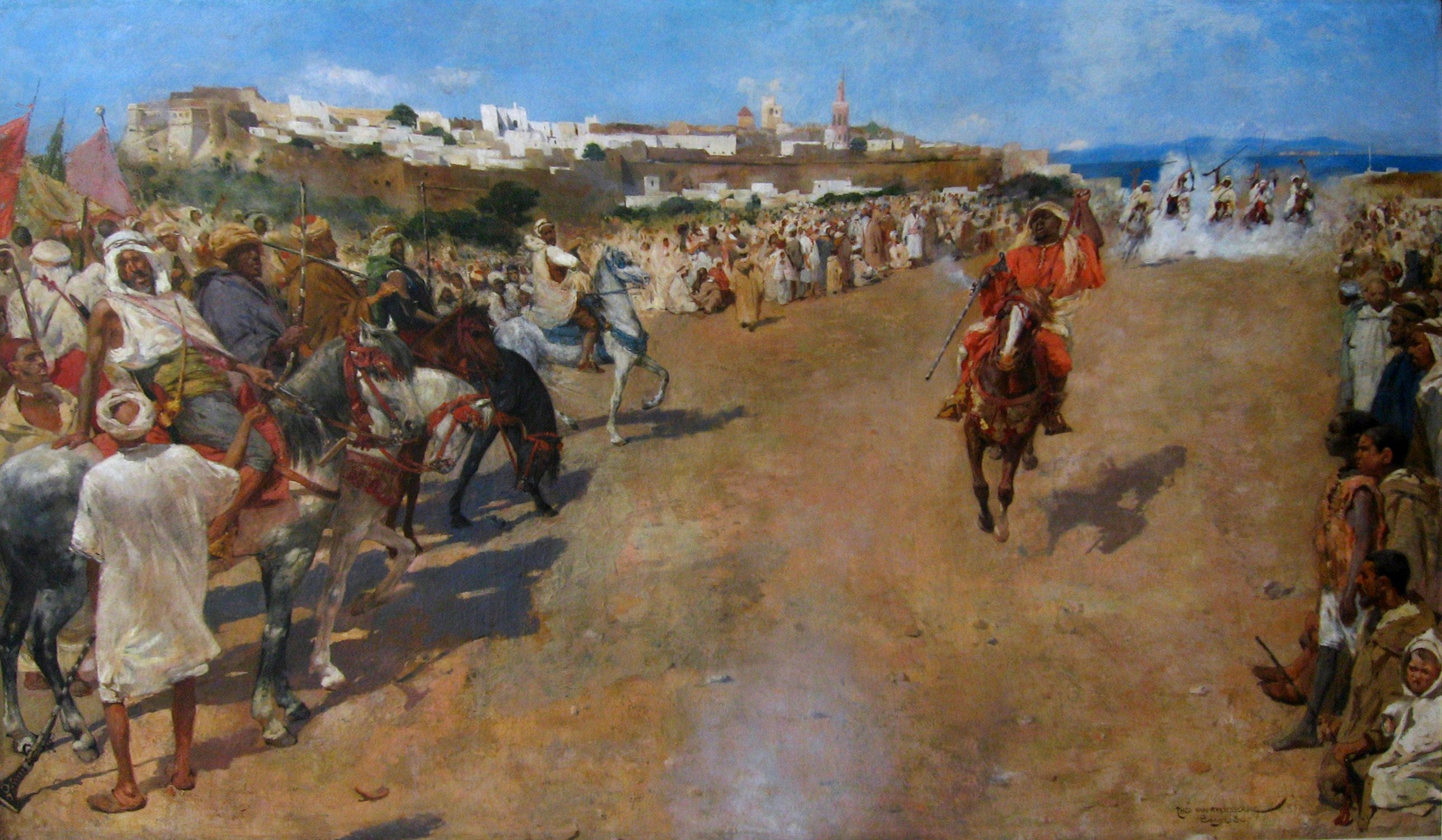 Theo van Rysselberghe Fantasia Arabe 1884 Fine Art Print