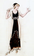 Leon Bakst Fantasy on Modern Costume (Atalanta) 1912 Fine Art Print