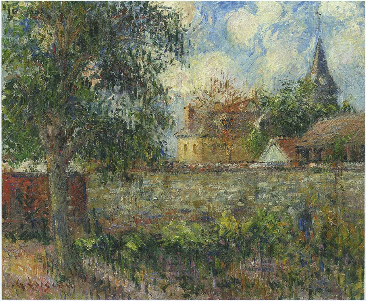 Gustave Loiseau Farm in Normandy 1926 Fine Art Print