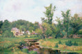 Willard Metcalf Farm Scene 1900 Fine Art Print