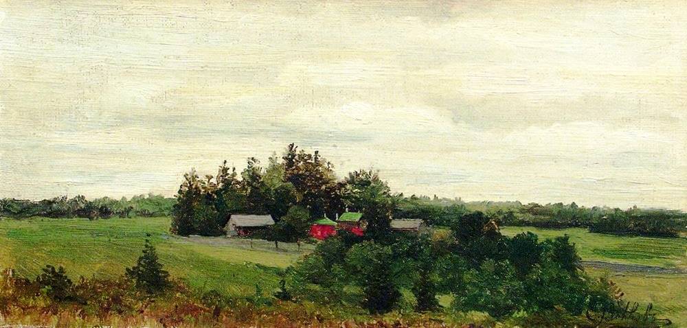 Efim Volkov Farm 1904 Fine Art Print