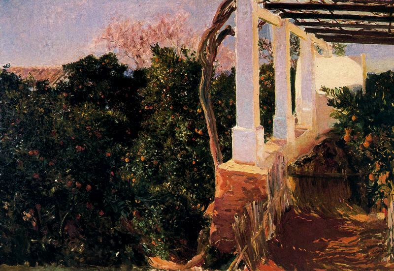 Joaquín Sorolla Farmhouse in Alcira 1903 Fine Art Print