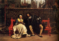 James Tissot Faust and Marguerite in the Garden 1861 Fine Art Print