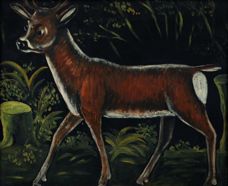 Niko Pirosmani Roe Deer Fawn 1913 Fine Art Print