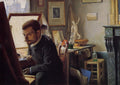 Felix Vallotton Felix Jasinski in His Printmaking Studio 1887 Fine Art Print