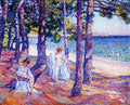 Theo van Rysselberghe Female Bathers Under the Pines at Cavaliere 1905 Fine Art Print