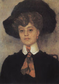 Vasily Surikov Female Portrait 1902 Fine Art Print