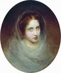 Konstantin Makovsky Female Portrait 1860 Fine Art Print