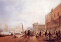 Rudolf von Alt Figures on the Riva degli Schiavone 1840 Fine Art Print