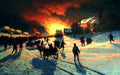 Efim Volkov Fire 1883 Fine Art Print