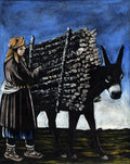 Niko Pirosmani Firewood Seller Boy 1908 Fine Art Print