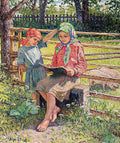 Nikolay Bogdanov Belsky First Lesson 1895 Fine Art Print