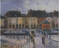 Gustave Loiseau Fish Market at the Port of Dieppe 1903 Fine Art Print