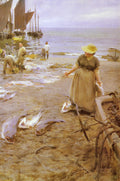 Anders Zorn Fish Market in St Ives 1888 Fine Art Print