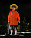 Niko Pirosmani Fisherman in a Red Shirt 1908 Fine Art Print
