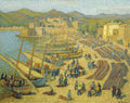 Henri Martin Fishing Boats at Collioure 1895 Fine Art Print