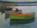 Henri Martin Fishing boats at Collioure 1922 Fine Art Print