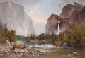 Thomas Hill Fishing in the Yosemite Valley 1891 Fine Art Print