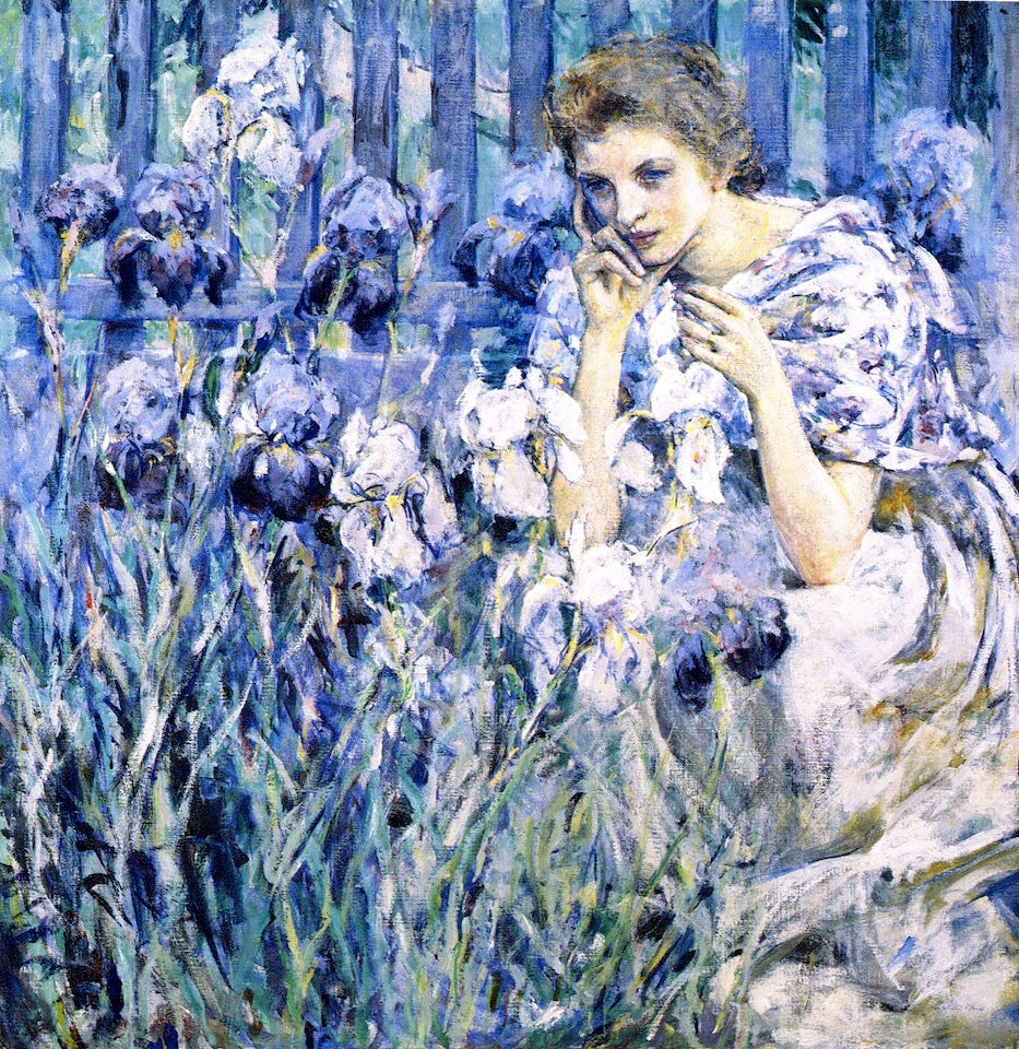 Robert Lewis Reid Fleur-De-LIs 1899 Fine Art Print
