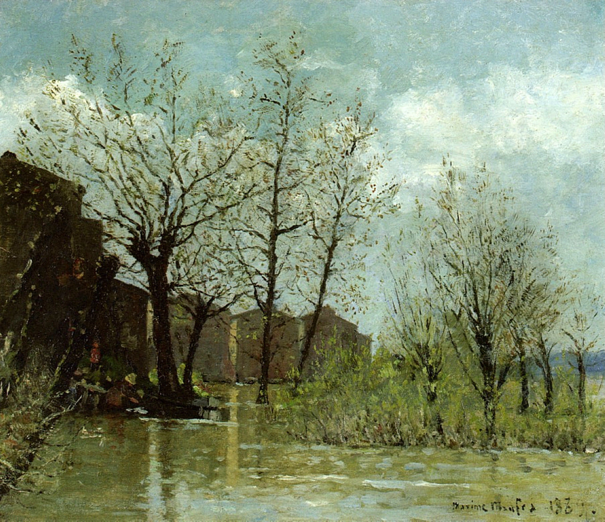 Maxime Maufra Flood 1889 Fine Art Print
