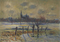 Gustave Loiseau Flood at Nantes 1909 Fine Art Print