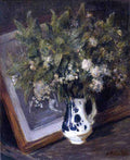 Julian Alden Weir Flowers in a Delft Jug 1889 Fine Art Print