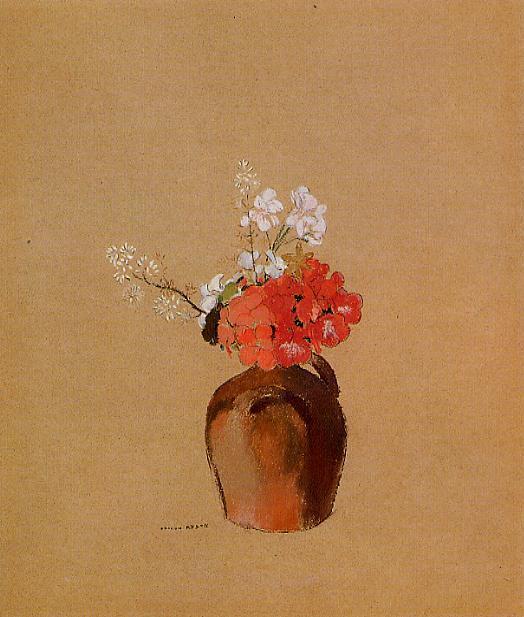Odilon Redon Flowers in a Pot 1900 Fine Art Print